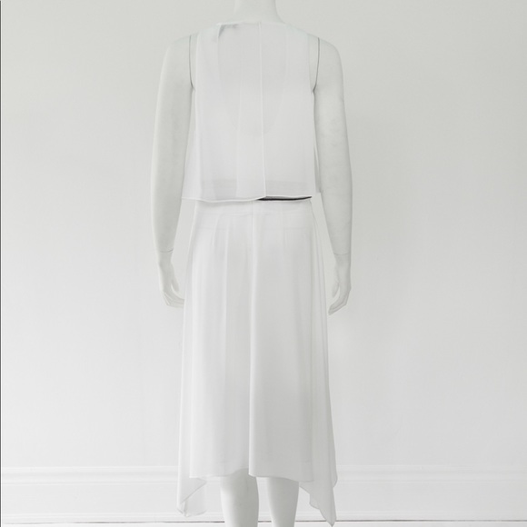 🚨SOLD🚨 BCBGmaxazria Camden ruffle trim asymmetrical dress - Picture 2 of 5